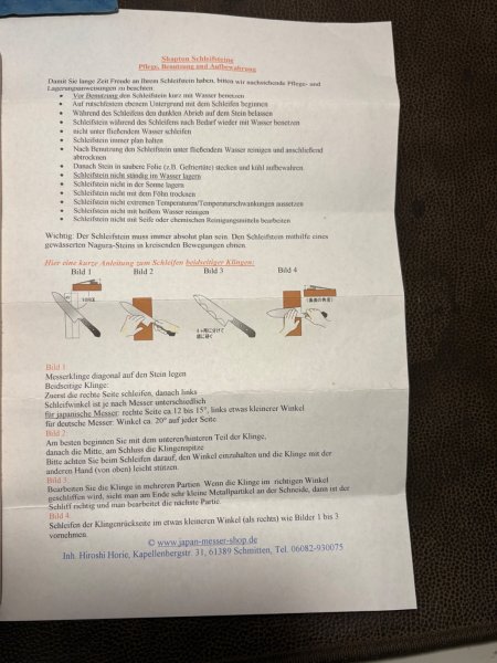 Shapton-M24 Japanische Version eines Schleifsteins zum Klingen schärfen – Bild 2