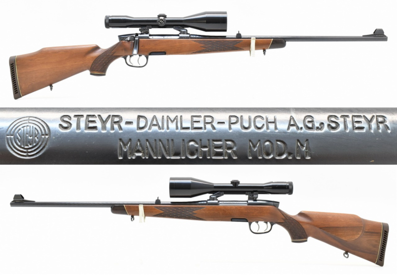 STEYR Repetierer " Mannlicher Modell M " im Kaliber 7x64 mit ZEISS ZF 8x56 Abs.1 – Bild 1