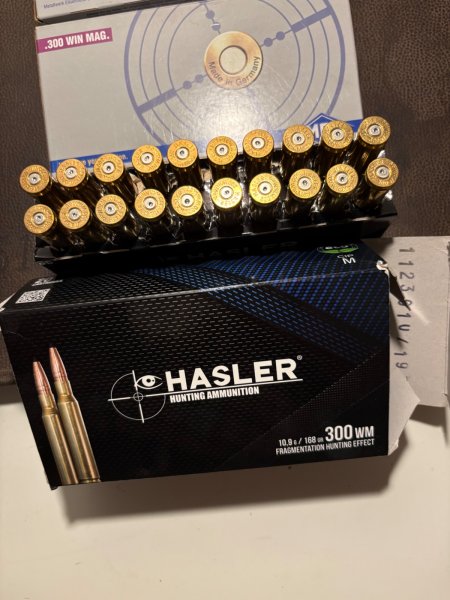 80 Stück Hülsen Kal.300 win.mag.von Barnes,MEN,Hasler – Bild 2