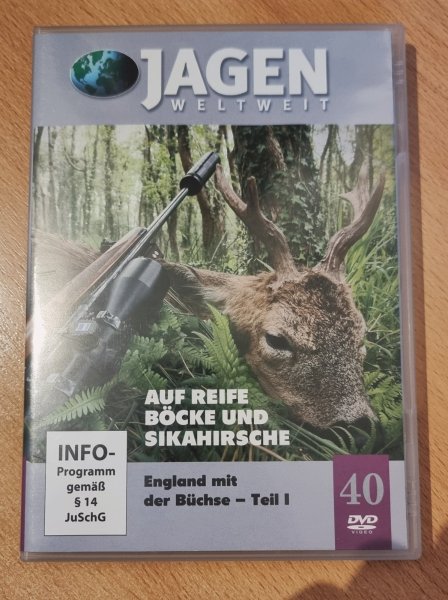 Jagen Weltweit DVD "England mit der Büchse Teil 1 - Auf reife Böcke und Sikahirsche" – Bild 1
