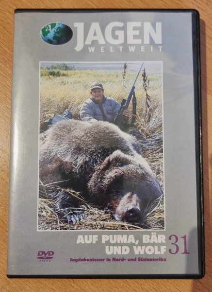 Jagen Weltweit DVD "Auf Puma, Bär und Wolf - Jagdabenteuer in Nord- und Südamerika" – Bild 1