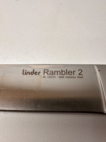 Linder Rambler 2 Fahrtenmesser Solingen - Nr. 193514 - 440A Stainless Steel pathfinder Pimpf 2.WK – Bild 2