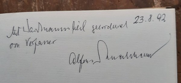Jagd Vorbei, von Dr. Alfons Reichsritter von Wunschheim mit orig Widmung – Bild 2