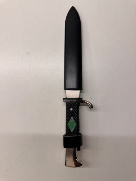 Hubertus Solingen Pfadfindermesser / Fahrtenmesser – Rostfrei Germany – inkl. Scheide – Bild 2