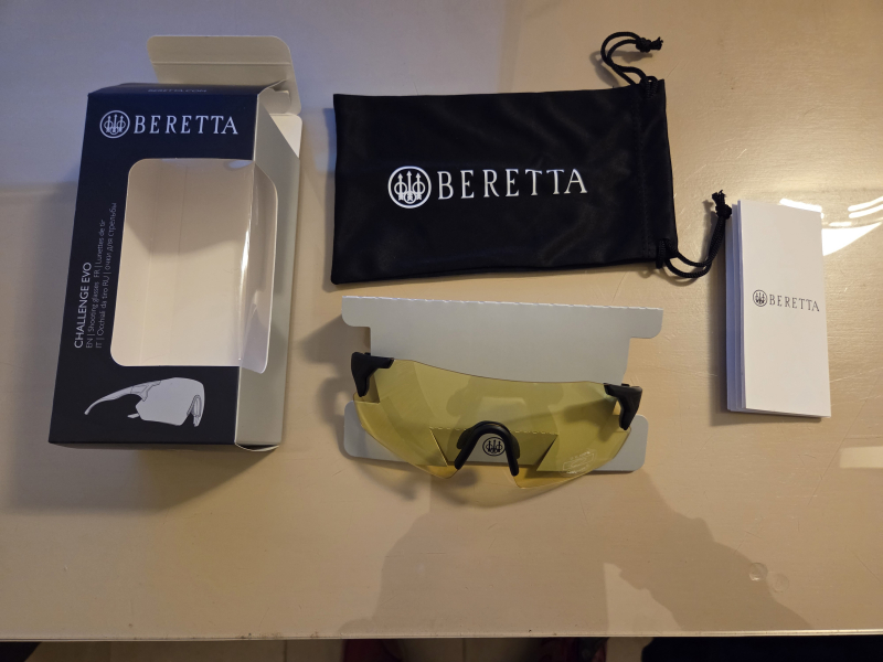 Beretta Schießbrille Challenge Evo in Gelb – Bild 1