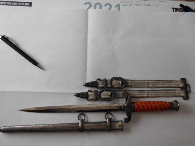 Heeresoffiziersdolch, Original von Eickhorn,Gehänge – Bild 5