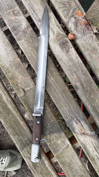 Original Deutsches Bajonett Samson Werk 1 WK Mit Scheide – Bild 4