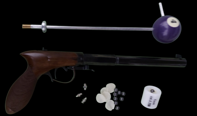 Unterhammer-Vorderladerpistole "COOK" von Pedersoli Cal. .36 – Bild 4