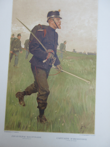 34 Blatt Originallithographien : Uniformen der Schweizer Armee von 1894 – Bild 2