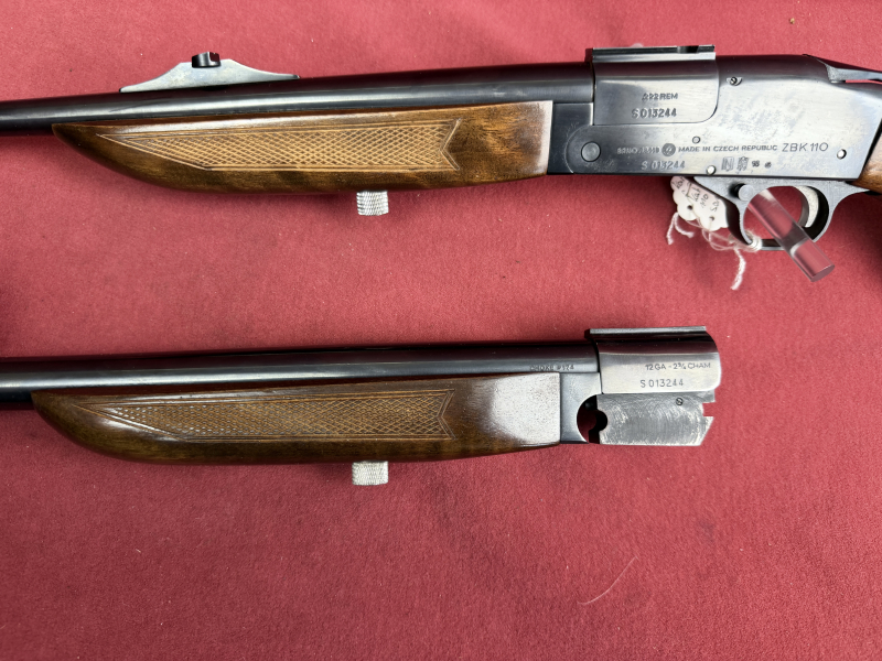 Brno Arms, BRNO/ Brünner/ CZ Brünn, ZBK 110, Kipplaufbüchse cal.: .222Rem. u. Austauschlauf 12/70 – Bild 3