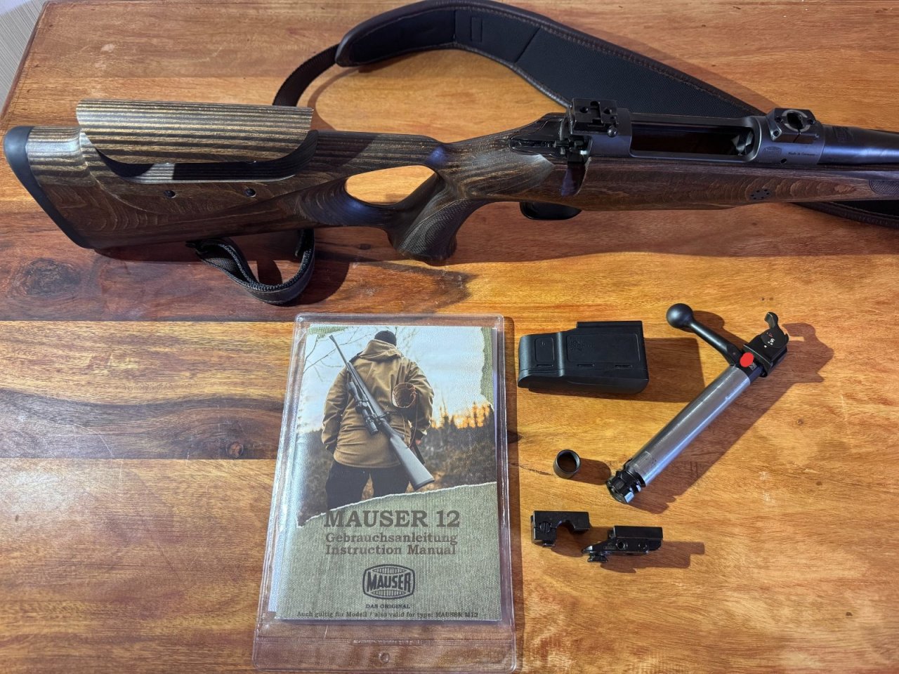 Mauser M12 Max .30-06 Handspannung Lochschaft + RUSAN Schwenkmontage – Bild 3