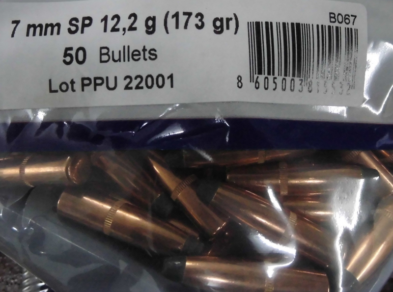 Geschosse PPU 7mm / .284 173gr SP – Bild 1