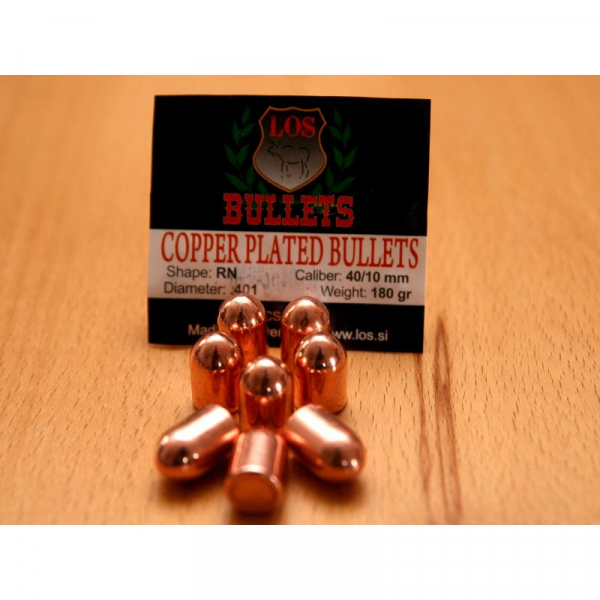 LOS .40 S&W (Dia: .401) 180gr RN (VPE: 250 Stk.) – Bild 1
