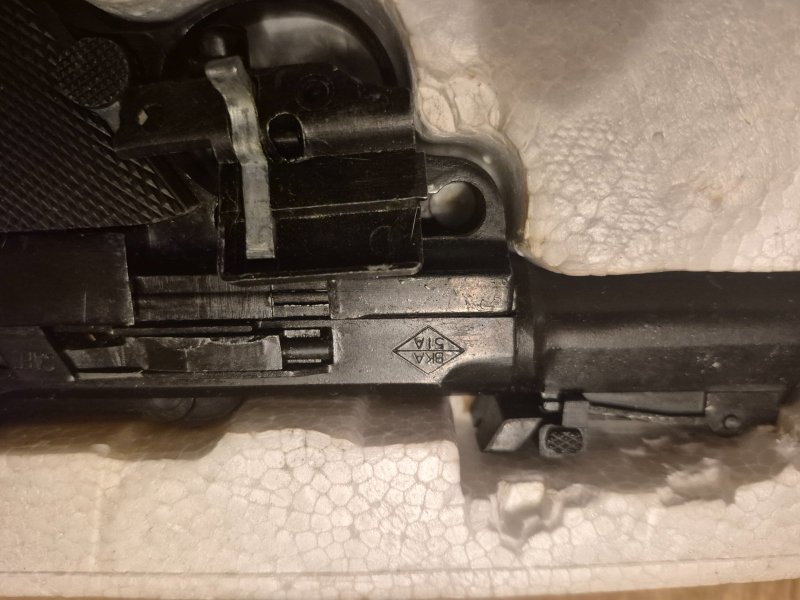 Kaiserliche Ari – Luger P 08 Parabellum 1:1 Modell – Bild 3
