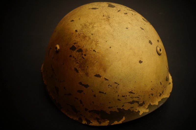 Italien Elmetto M33 Stahlhelm, Südfront Tarnung, wk2 Modell, Top – Bild 2