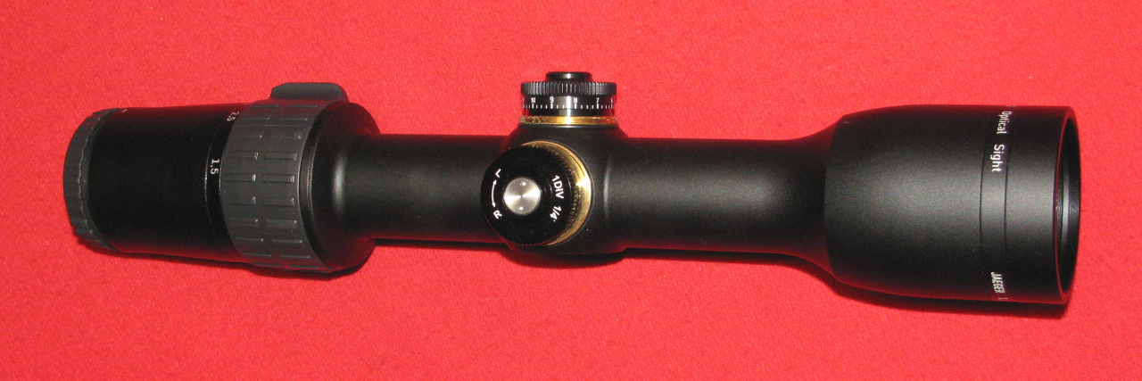 TOP ZF / Zielfernrohr, ein JAEGER 1,5 - 6 x 42 mit dem Absehen 4 mit Leuchtpunkt – Bild 3