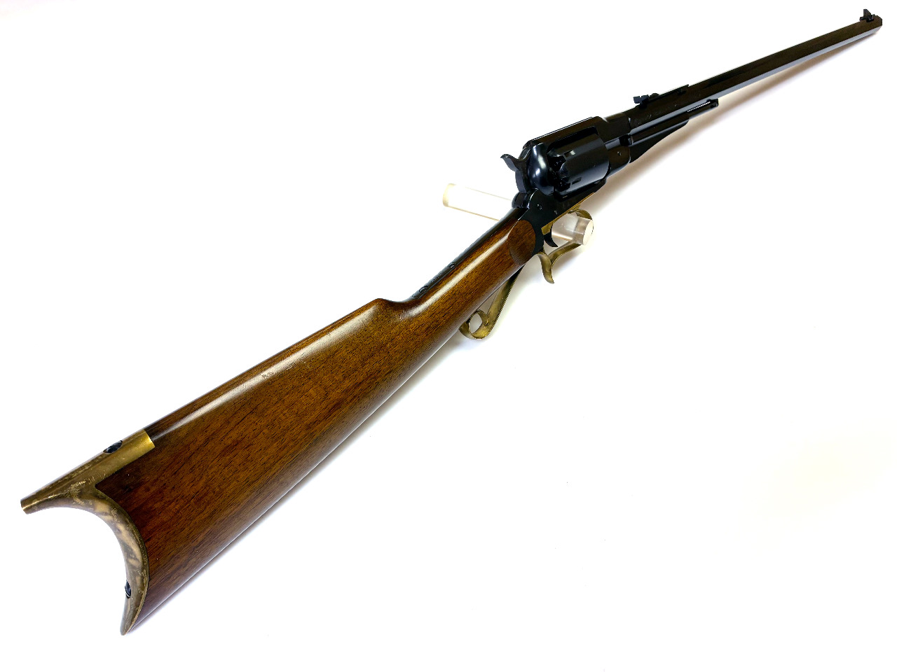 Perkussions Revolvergewehr - Original HEGE Uberti Mod. Remington 1858 New Model Army Carbine | .44 – Bild 1