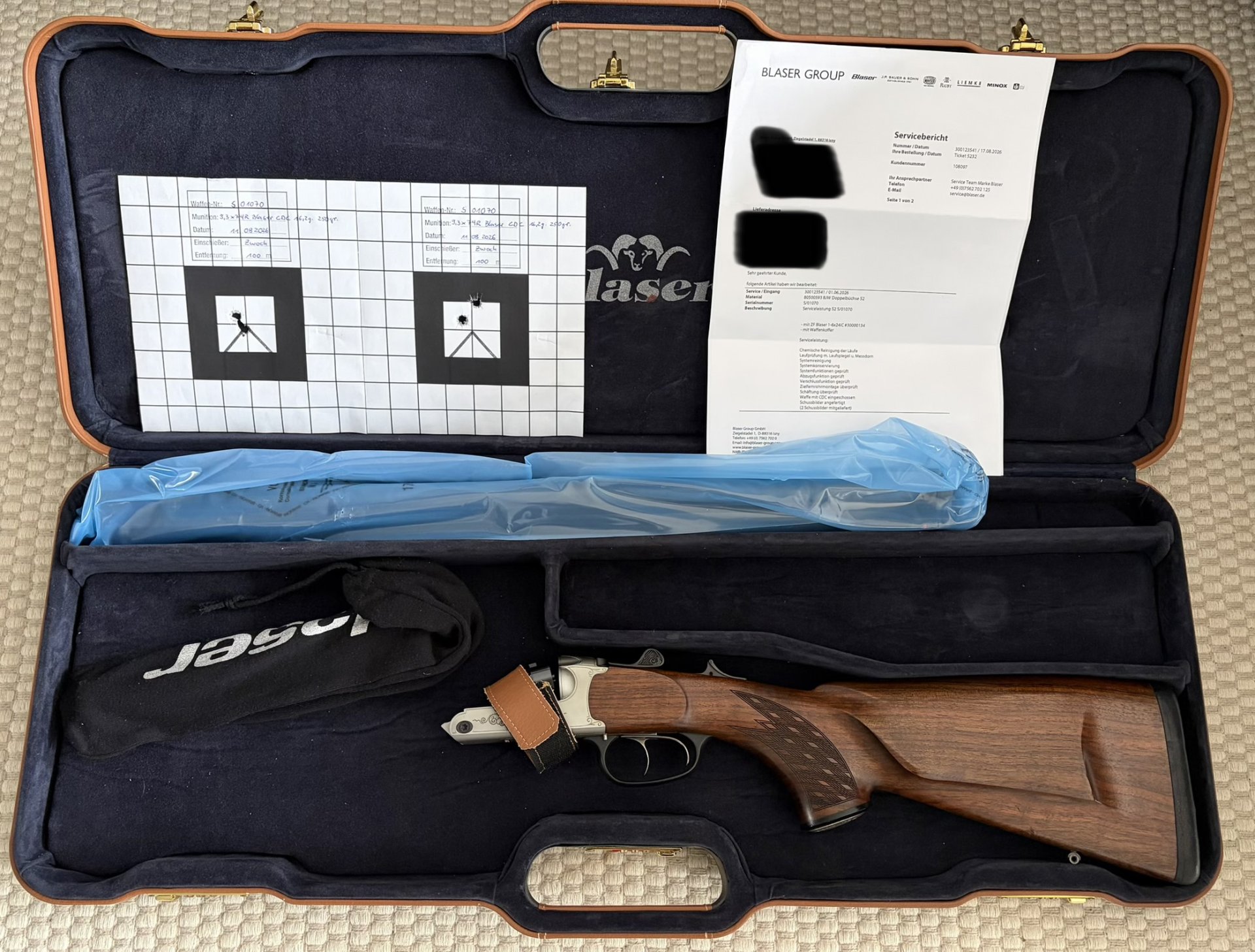 Blaser S2 9,3x74r Doppelbüchse – stampa 3