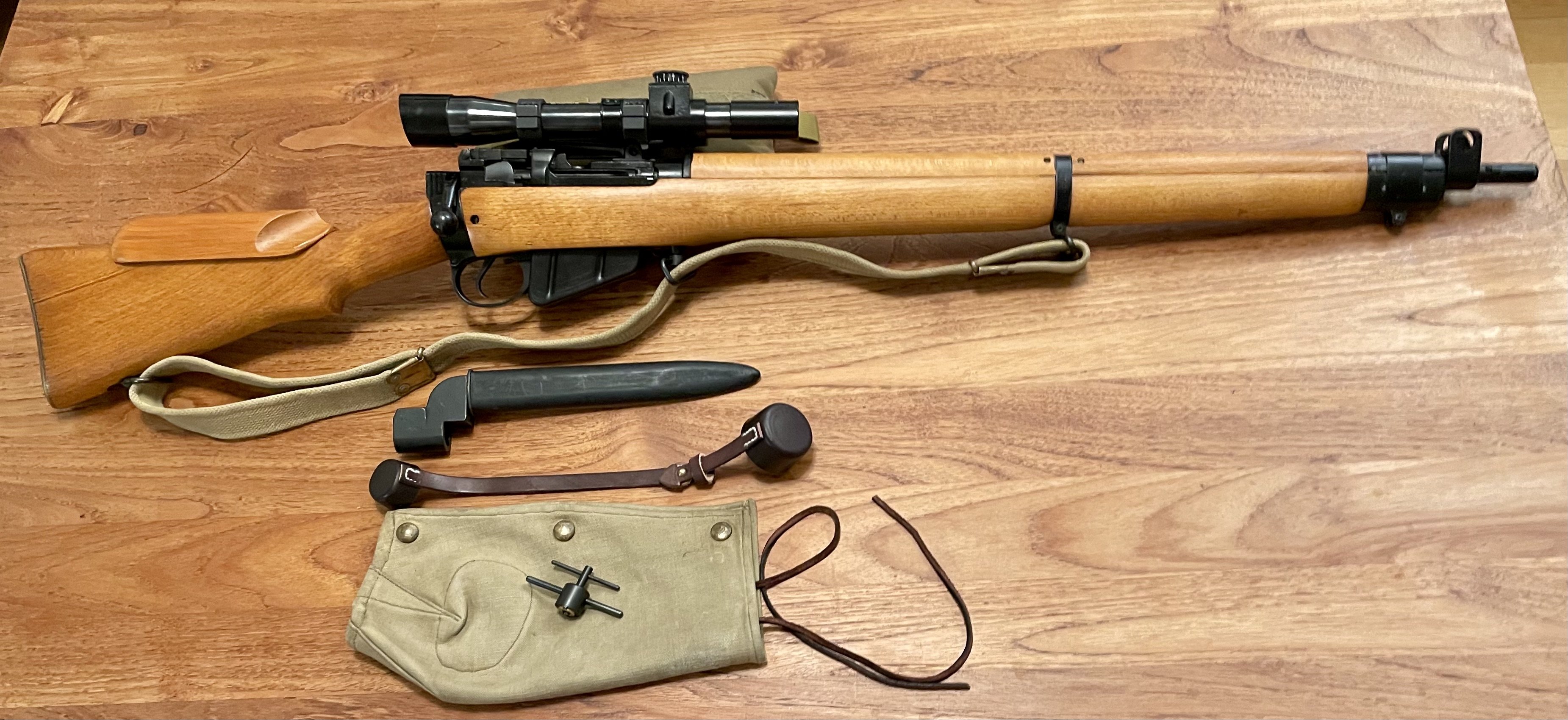 Lee Enfield No.4 Mk2 – Replika Scope No.32 Mk1, Ordonnanz-ZF – Bild 1