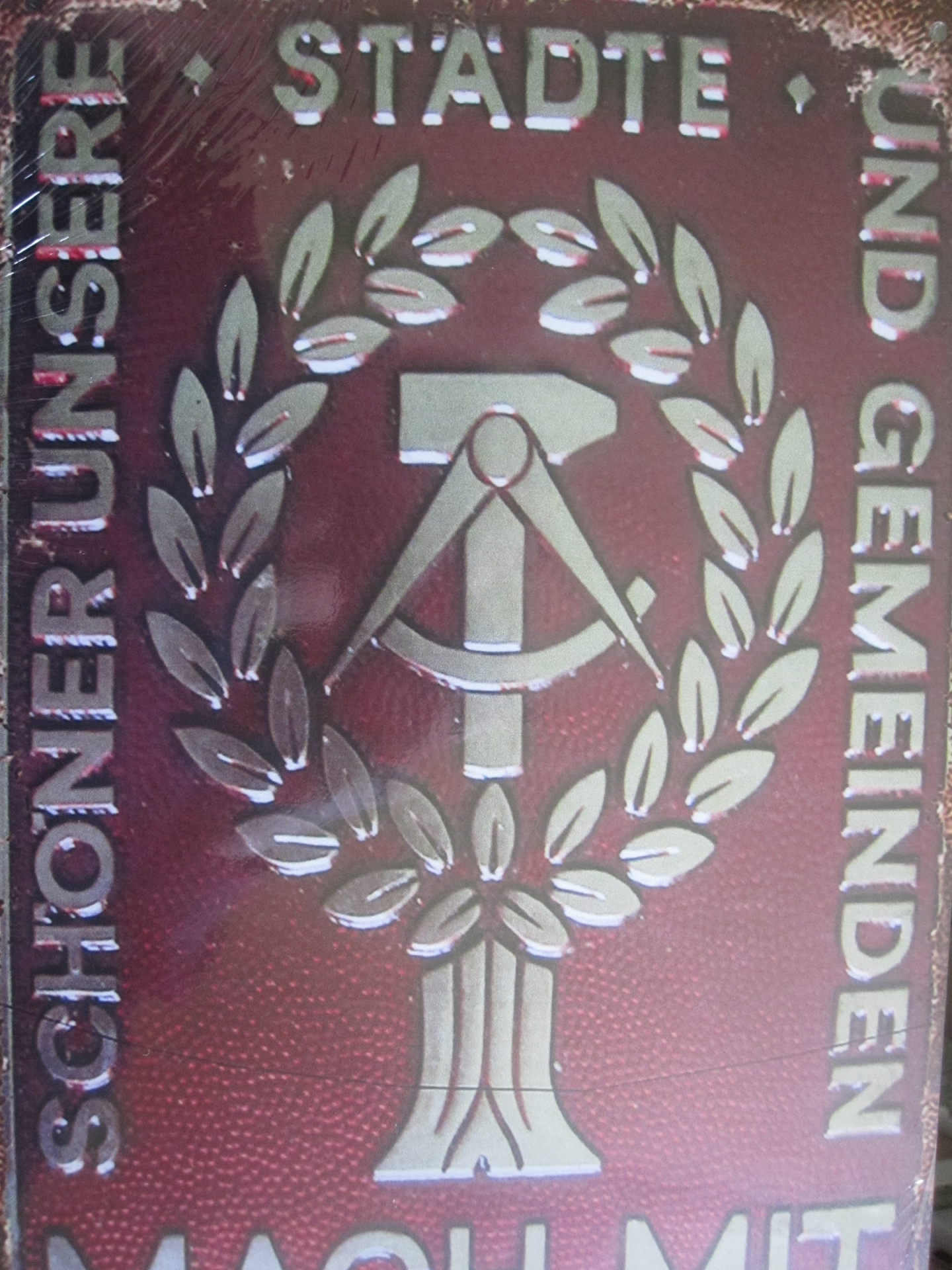 von früher aus der DDR Blech 20x30 cm versandkostenfrei – Bild 1