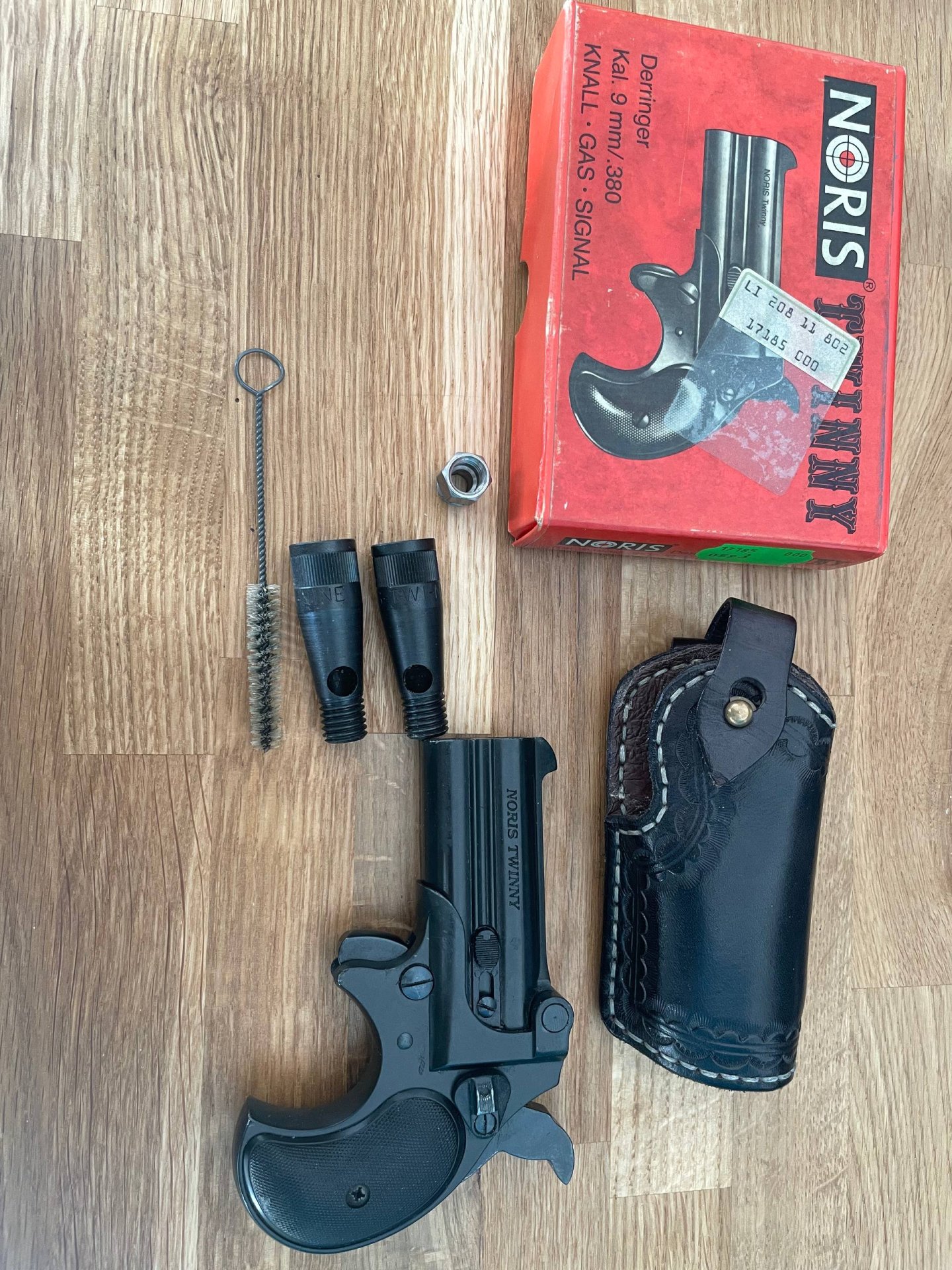 Noris Twinny Derringer Röhm mit Holster PTB 550 – Bild 3