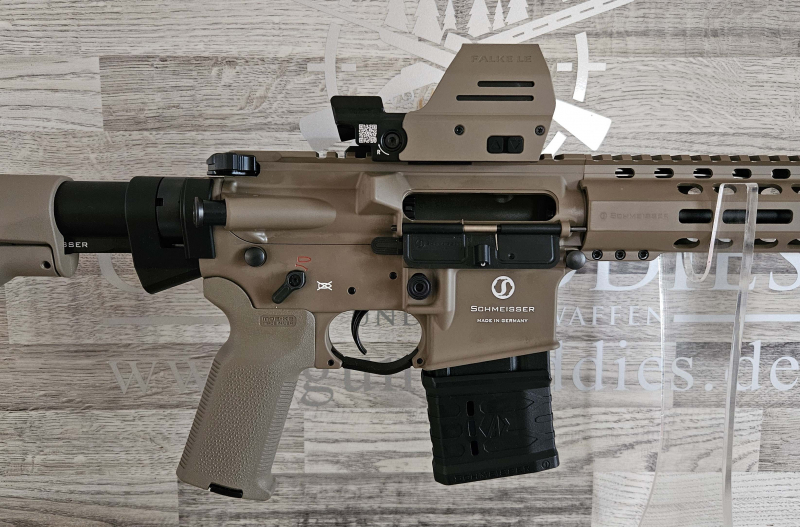 Neuware vom Fachhandel - Schmeisser AR15 M4FL 14,5" FDE Sondermodell MAGPUL Kal. .223Rem mit Optik – Bild 4
