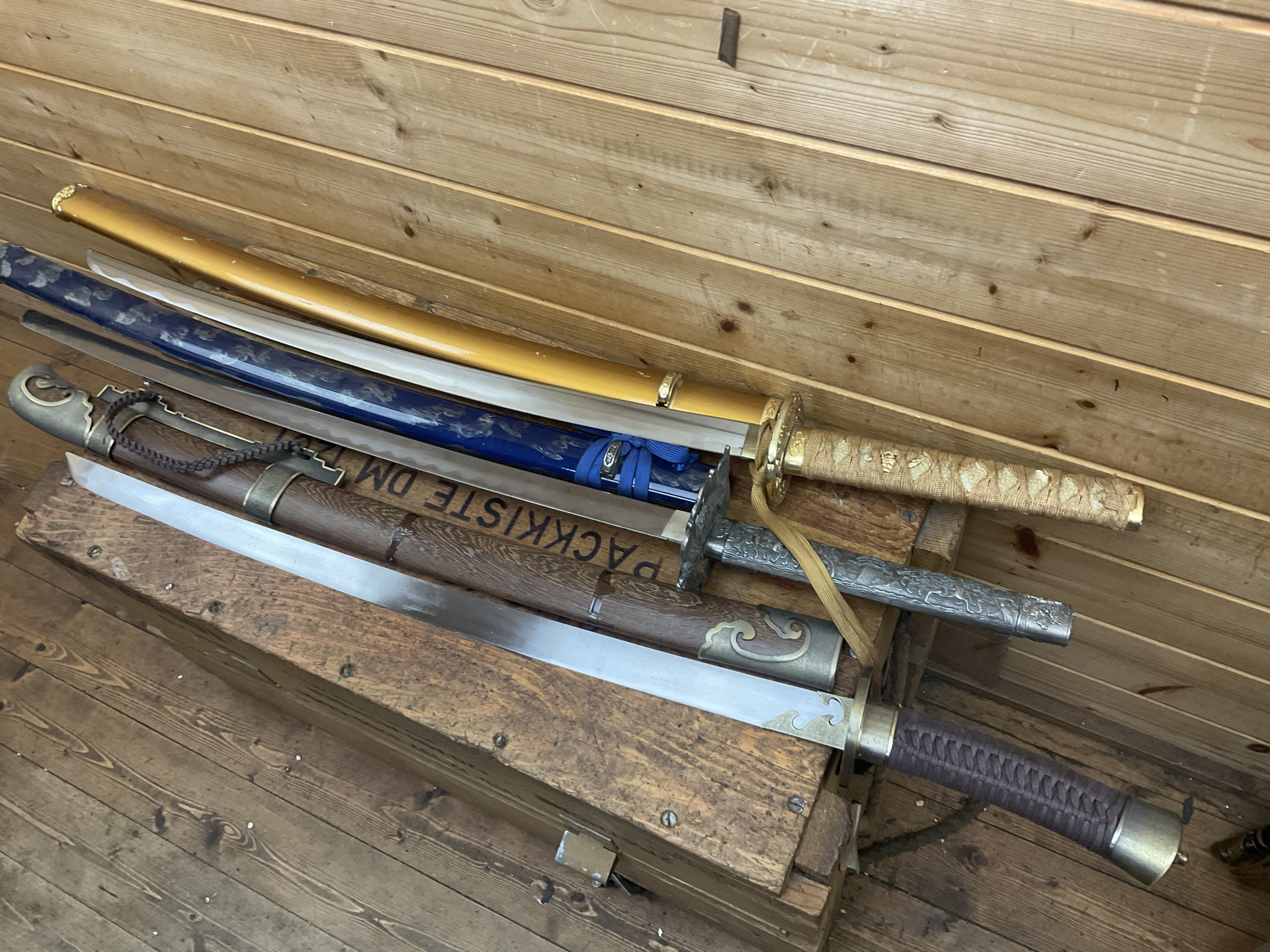 Konvolut Katana Samurei Schwerter 3 Stück!!! Anschauen! – Bild 3