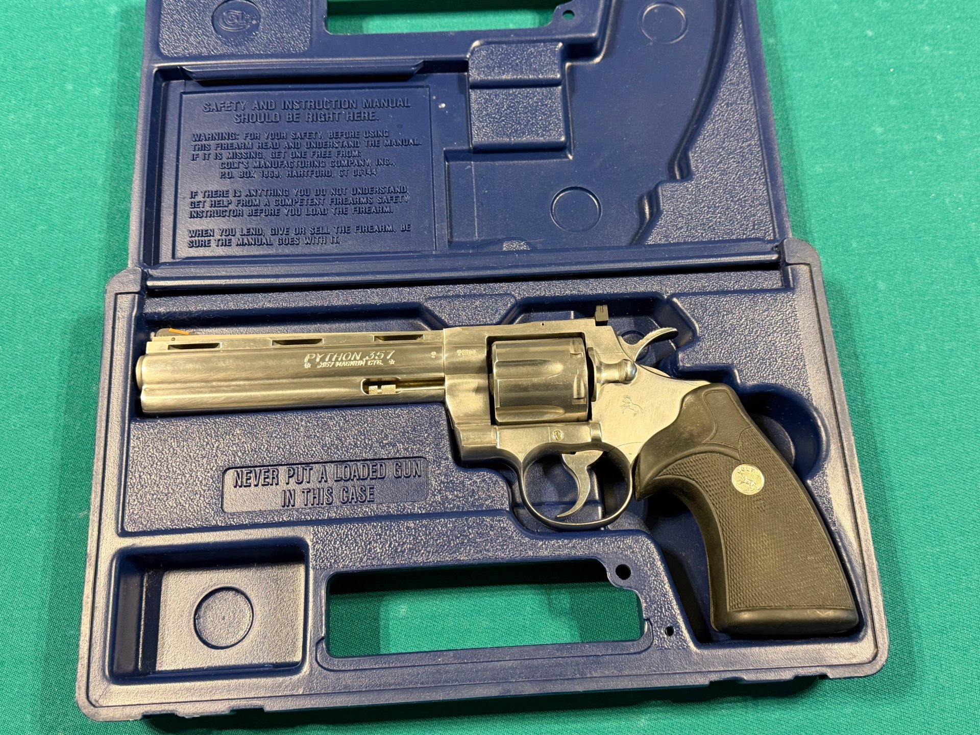 Colt Python 6 Zoll Revolver in Stainless Kal. .357 Mag. – Bild 3