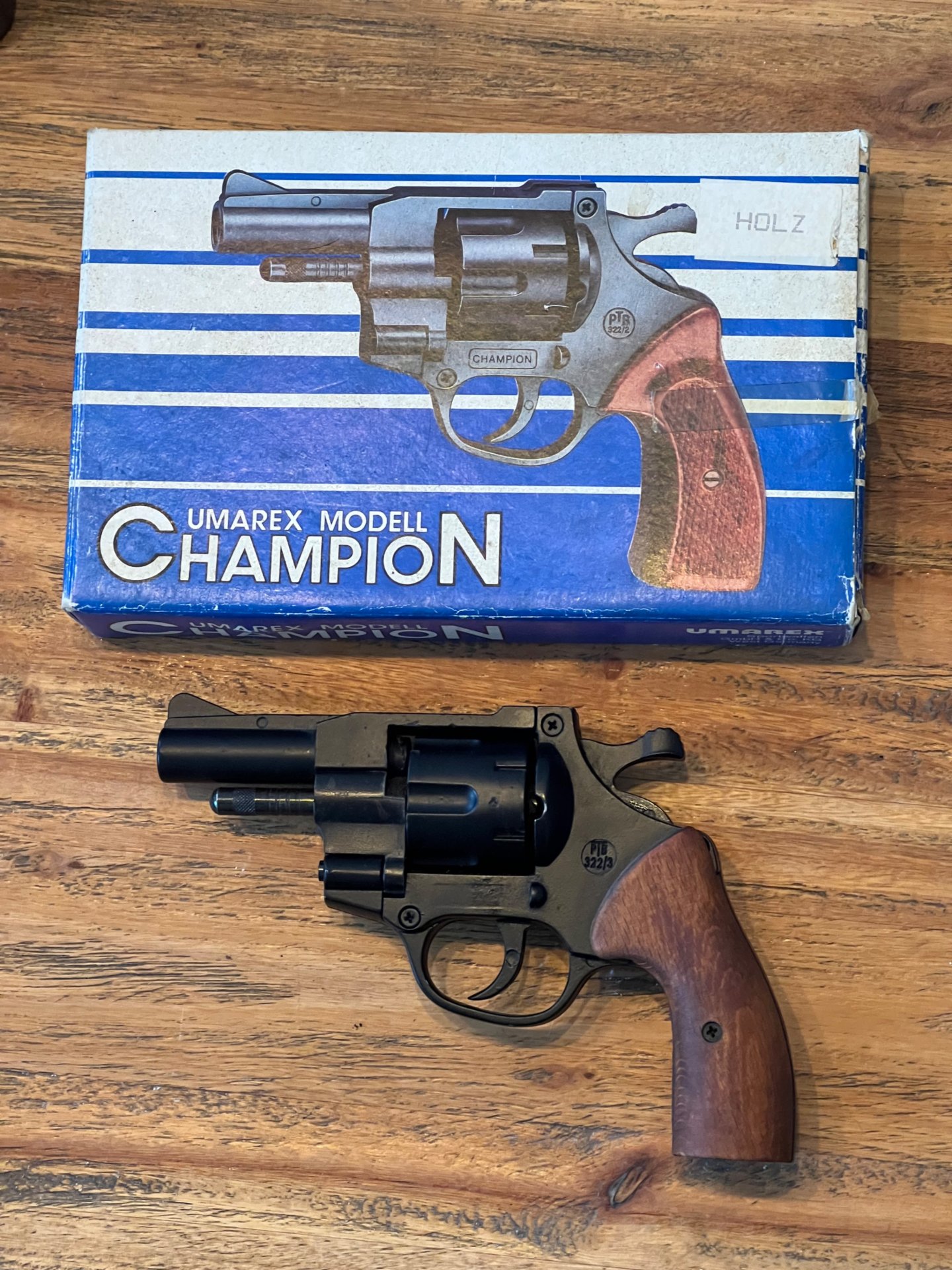 Umarex Modell Champion Revolver PTB 322/3 mit OVP – Bild 1