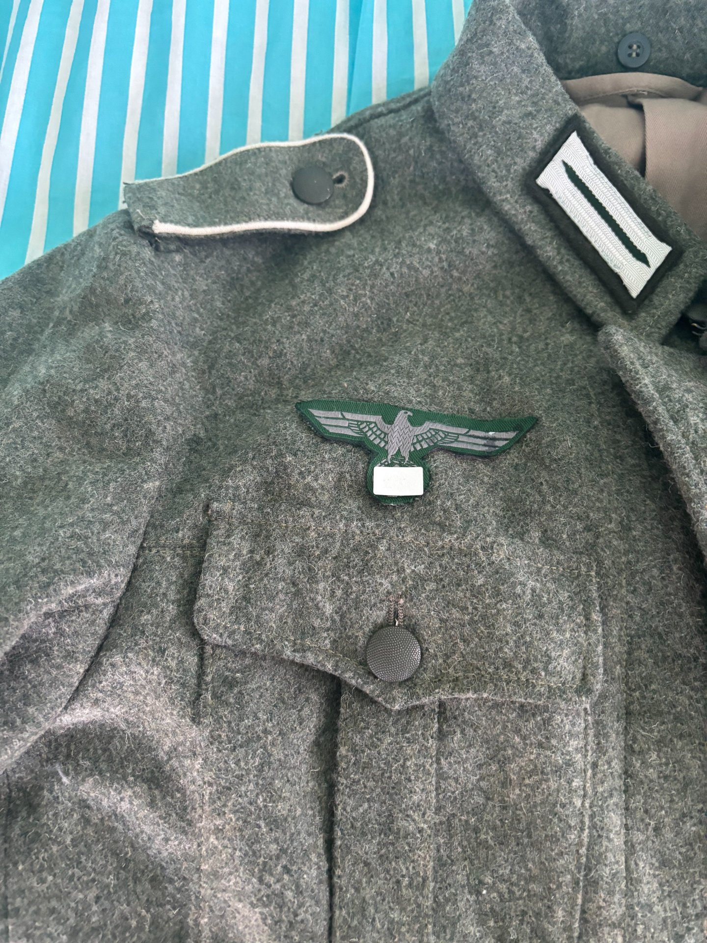 Feldjacke 2WK mit Adler und HK größe XL guter Zustand – Bild 2