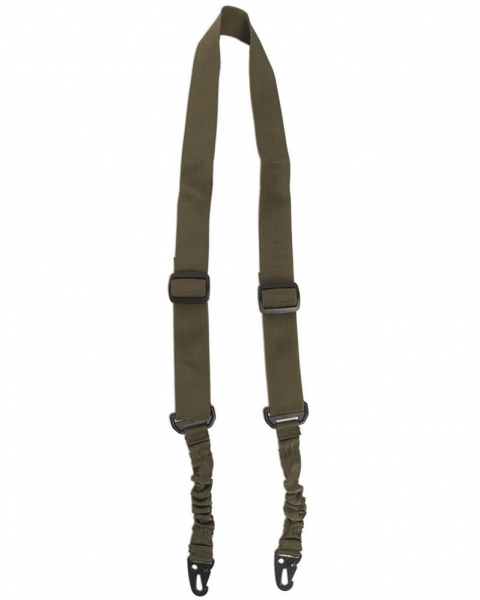 Tactical Gewehrgurt / Tragegurt mit Bungee (67-112cm), 2-Punkt, OLIV – Bild 1
