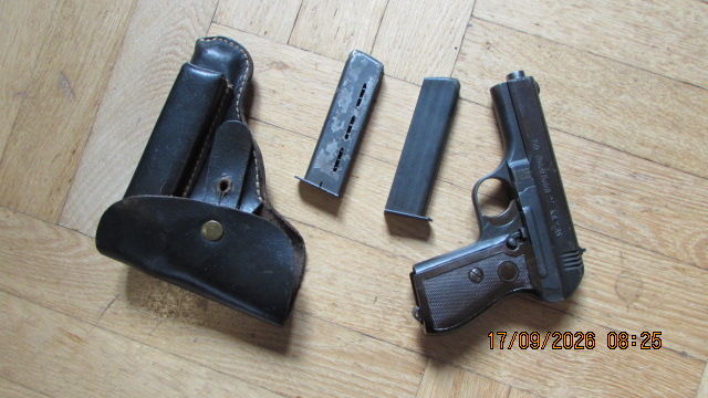 Fnh Mod. 27 halbautom. Pistole mit Tasche, Kal. 7,65mmBrowning – Bild 2