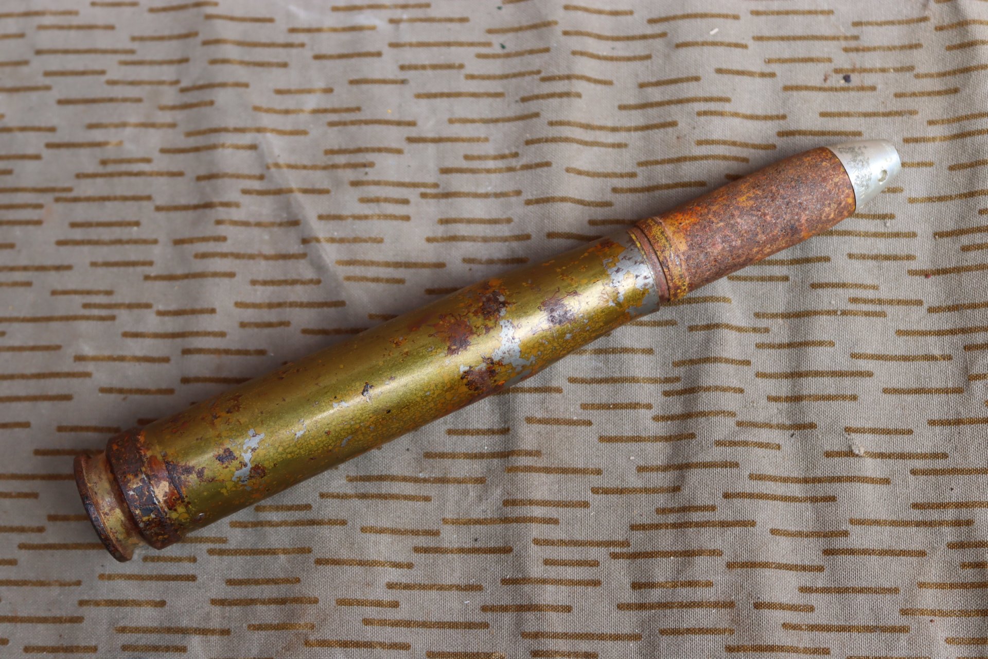 2cm Flak 38 Patrone 2.Weltkrieg Deko Munition 1944 – Bild 1