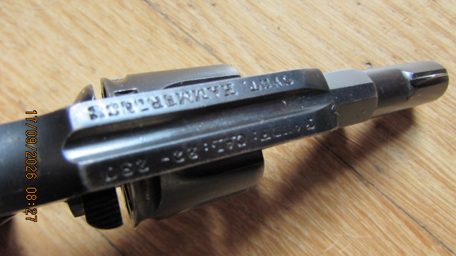 Historischer Revolver B & A (vermutlich Bolte & Anschütz Zella-Mehlis), Kal. .22short – Bild 4