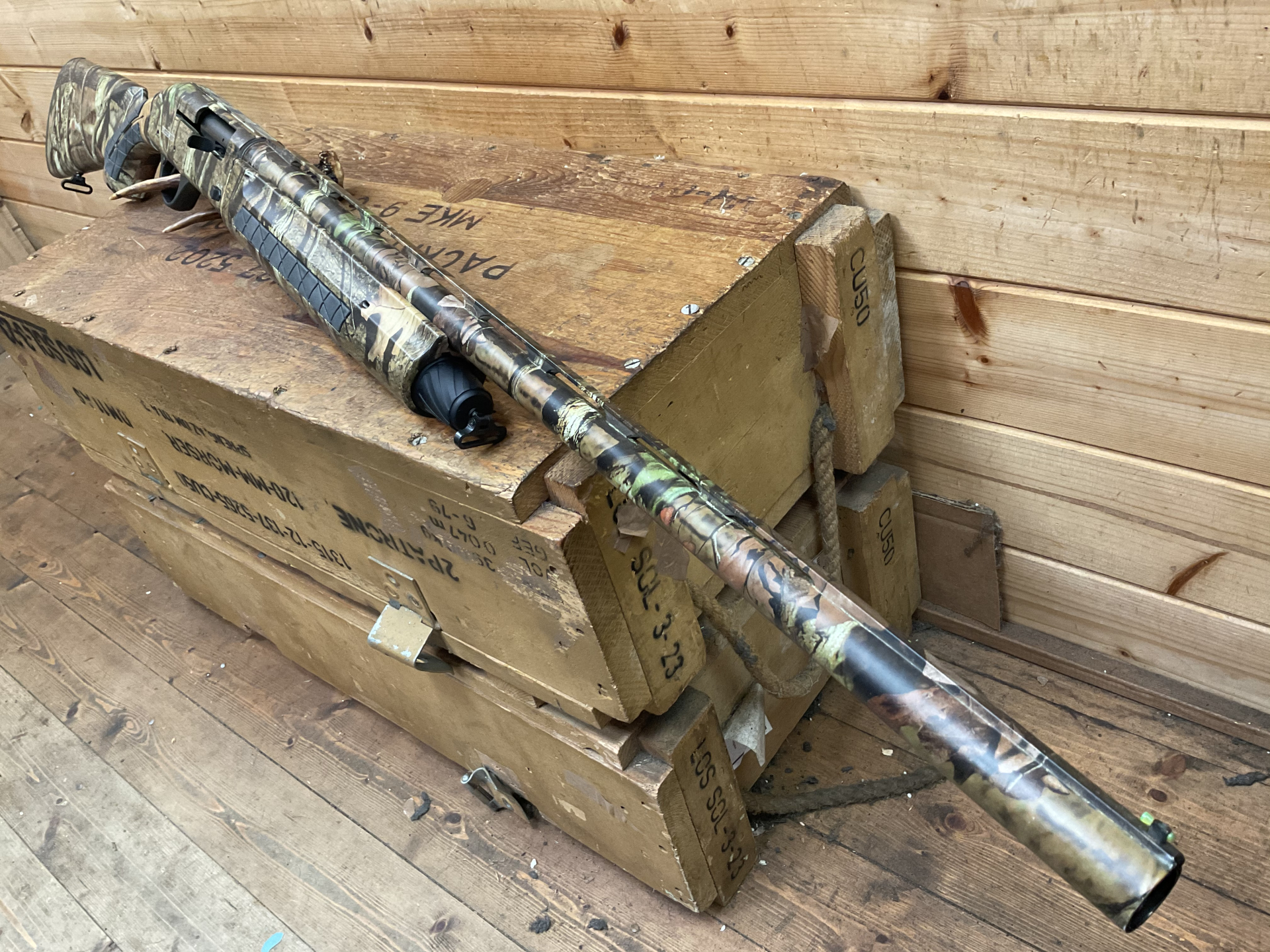 SLF HUBERTUS Extrem Camo, Kal.12/76, mit Stahlschrotbeschuss! Wechselchoke! – Bild 4