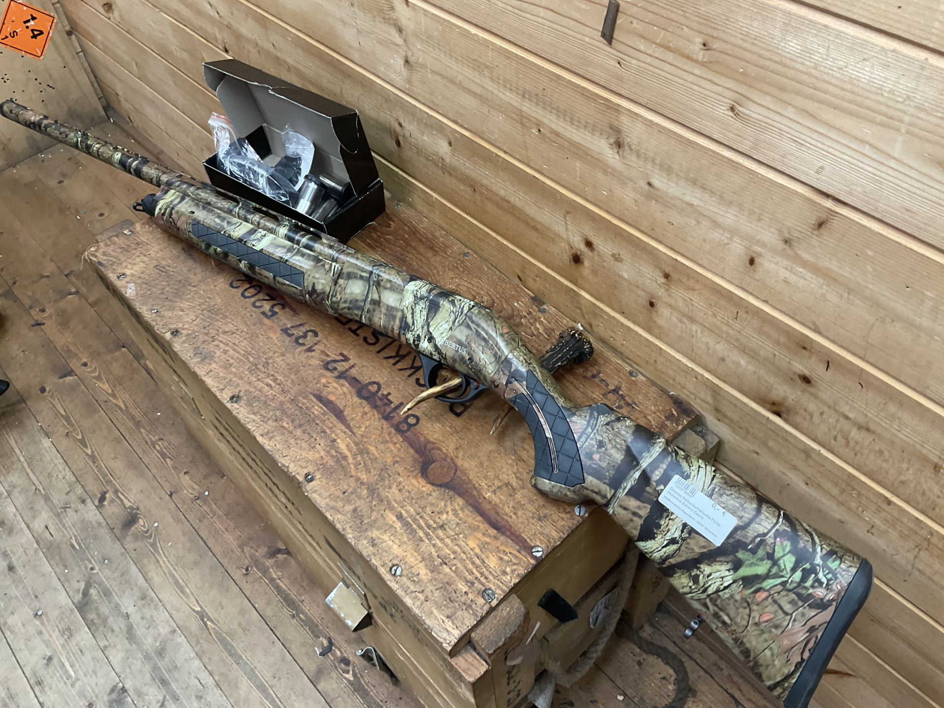 SLF HUBERTUS Extrem Camo, Kal.12/76, mit Stahlschrotbeschuss! Wechselchoke! – Bild 1