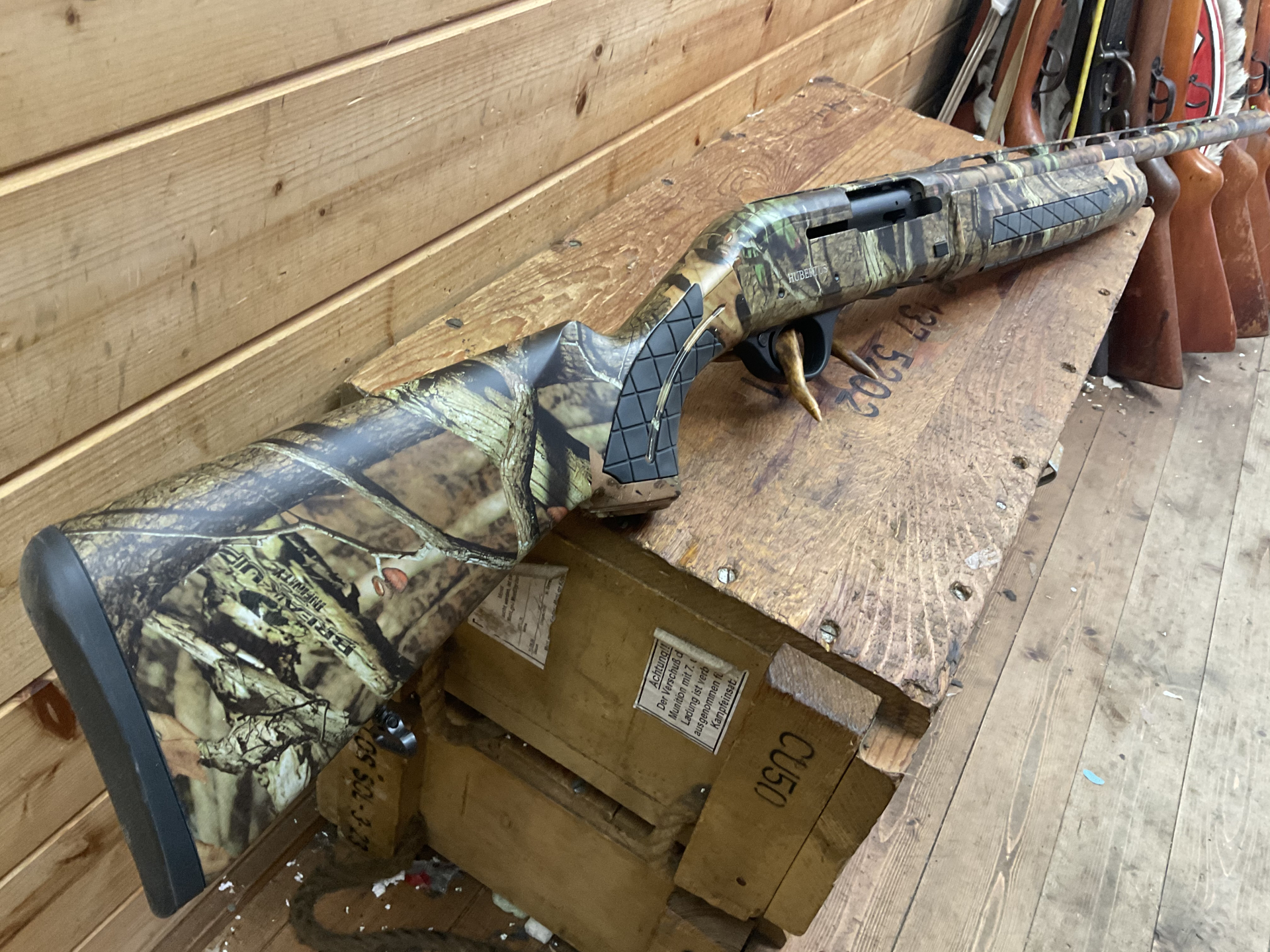SLF HUBERTUS Extrem Camo, Kal.12/76, mit Stahlschrotbeschuss! Wechselchoke! – Bild 6