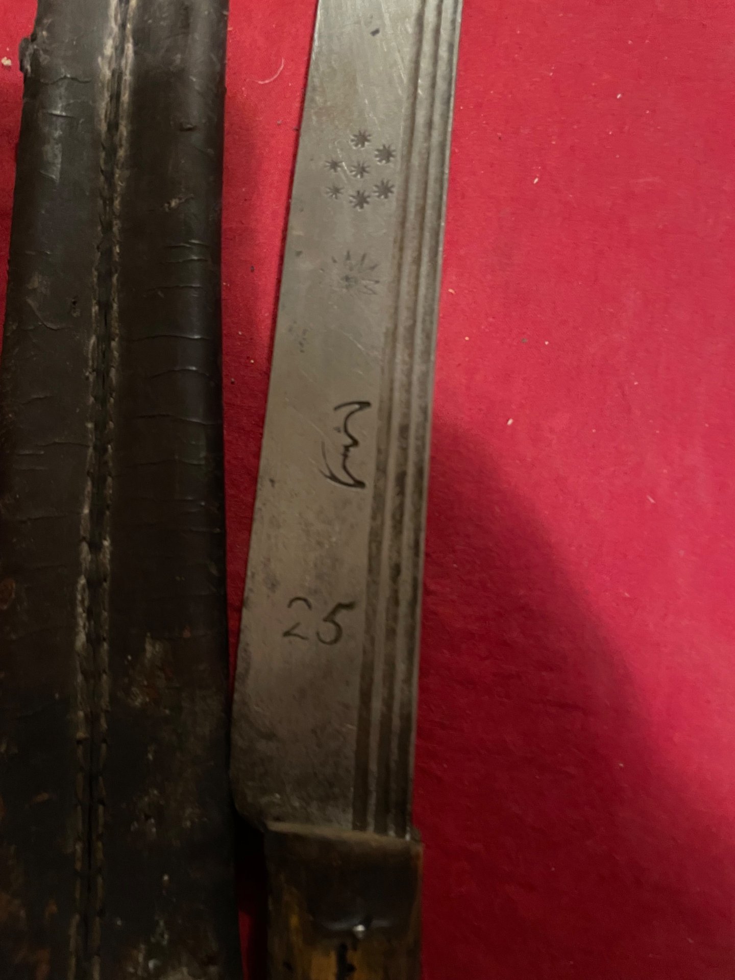 Antiker Säbel 17 Jhd. Fragment – pilt 2