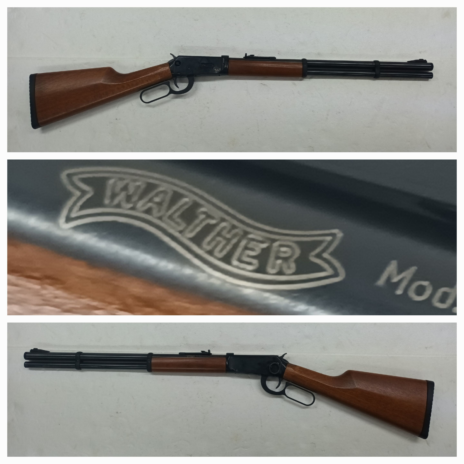 Walther Lever Action ,, Black,, __ Kaliber: 4,5 mm (.177) __ Unterhebel CO2 Luftgewehr __ 14. Fotos – Bild 1