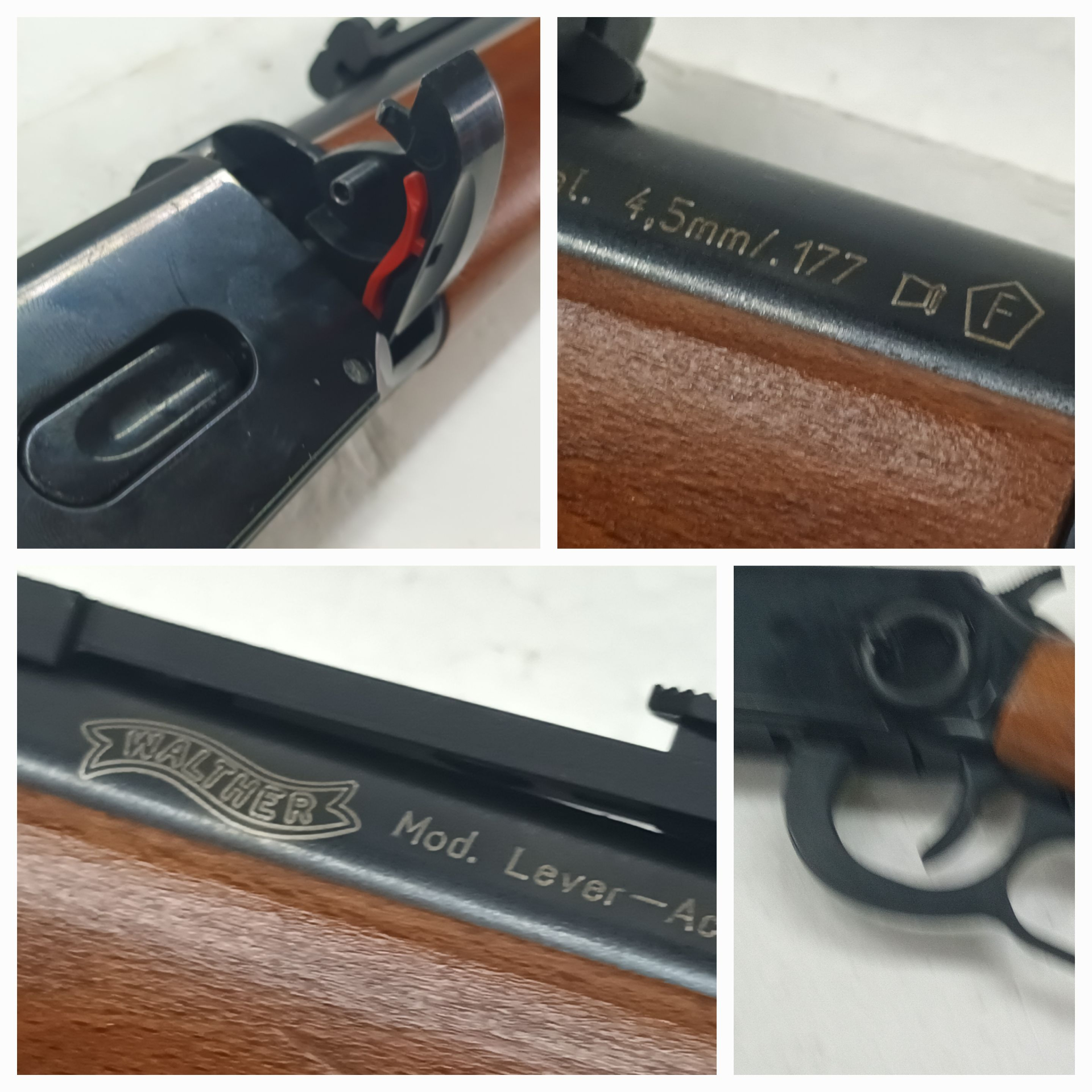 Walther Lever Action ,, Black,, __ Kaliber: 4,5 mm (.177) __ Unterhebel CO2 Luftgewehr __ 14. Fotos – Bild 2