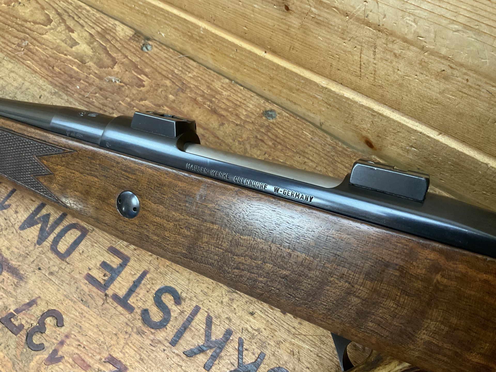 Repetierbüchse Original MAUSER-Werke 98er, Kal. 7x64, EAW-Schwenkmontage, – Bild 2