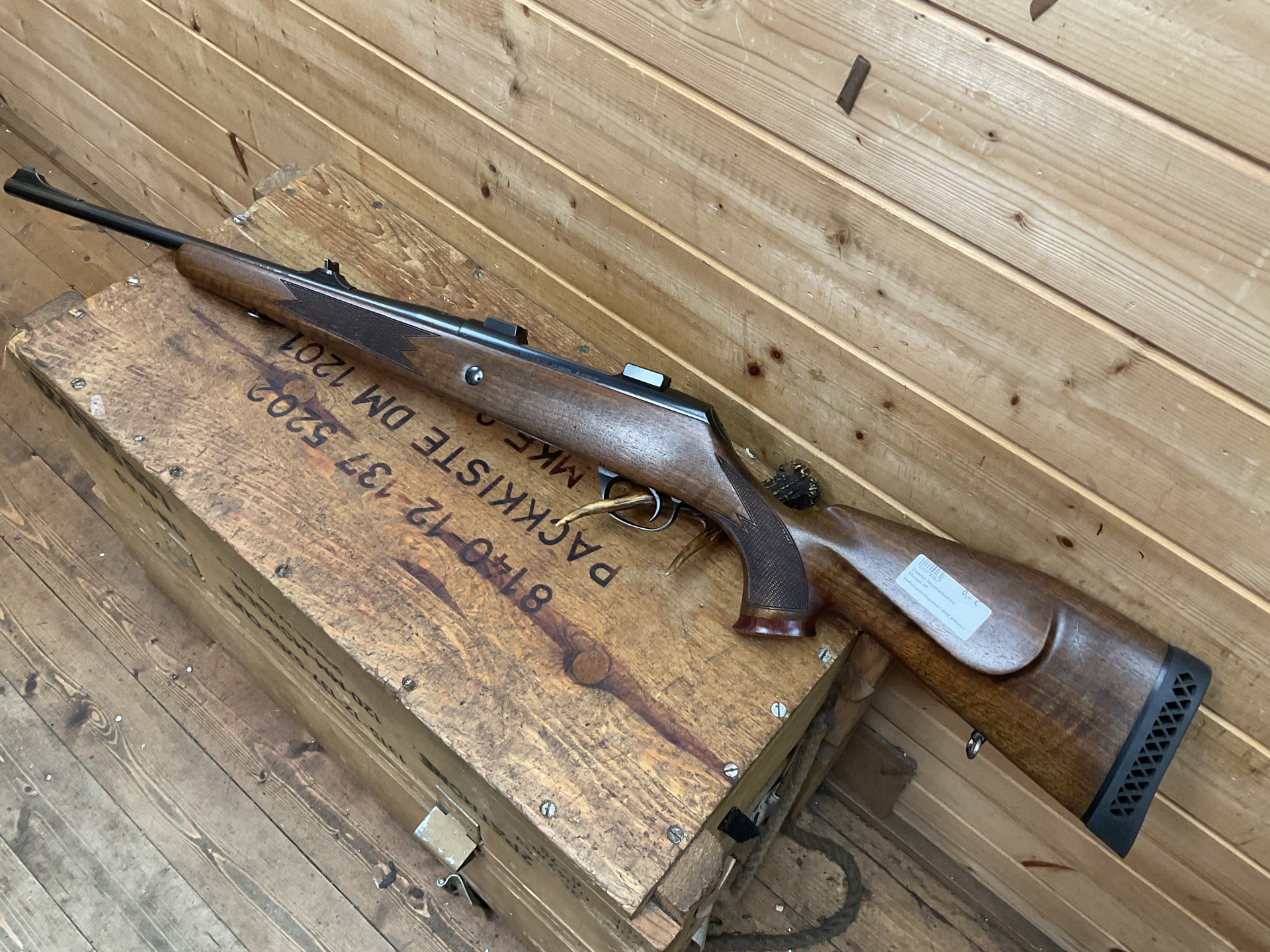 Repetierbüchse Original MAUSER-Werke 98er, Kal. 7x64, EAW-Schwenkmontage, – Bild 1