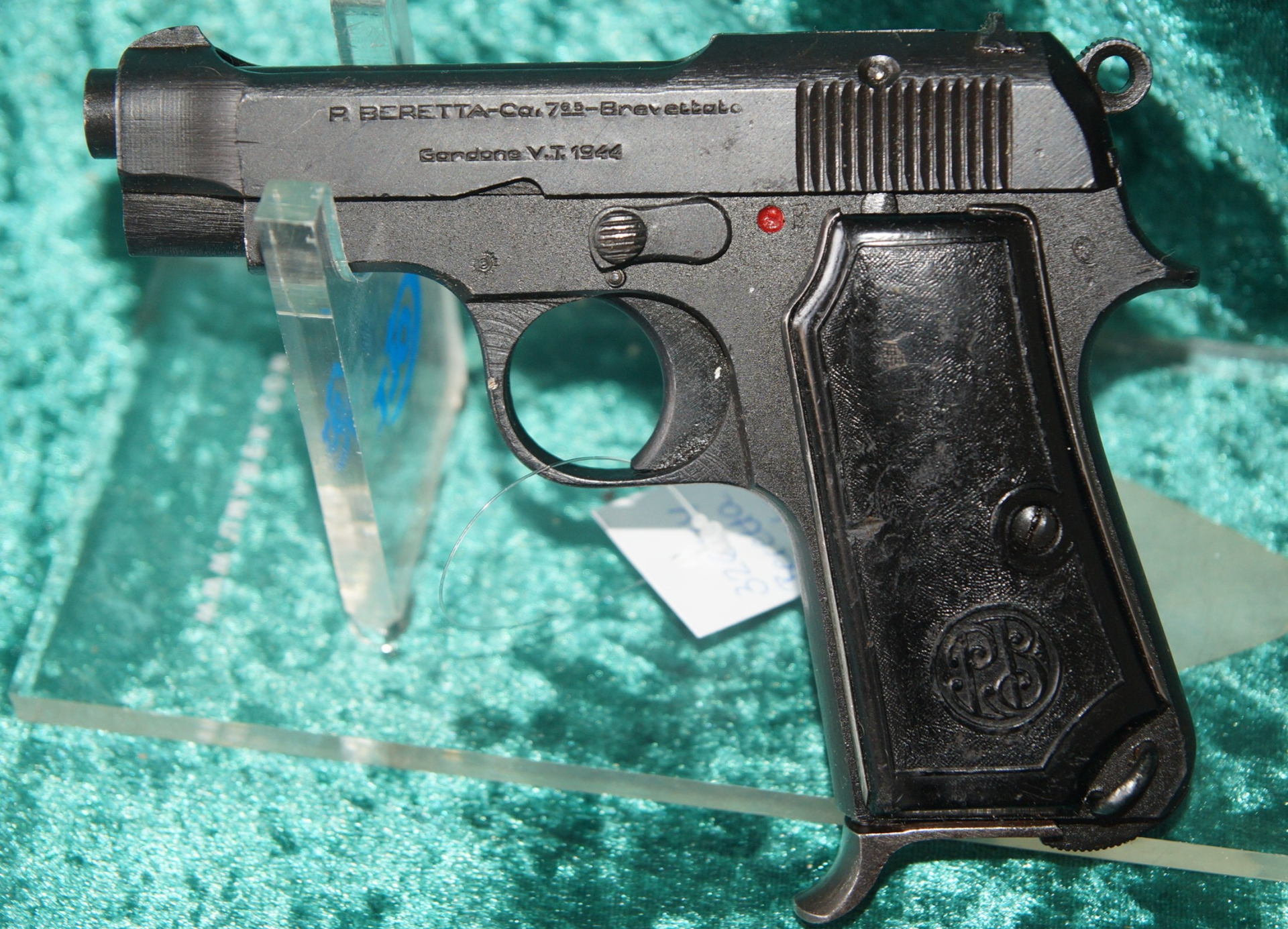 Beretta Gardone Mod. 1935 Kal. 7,65mmBrow. DDR Volkspolizeipistole ehem. Wehrmacht/ KVP-Abnahme – Bild 1