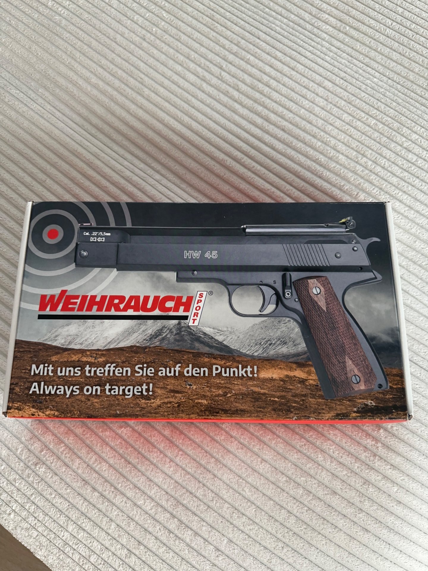 Weihrauch HW 45 Blackstar . Kaliber 4,5 . – Bild 1