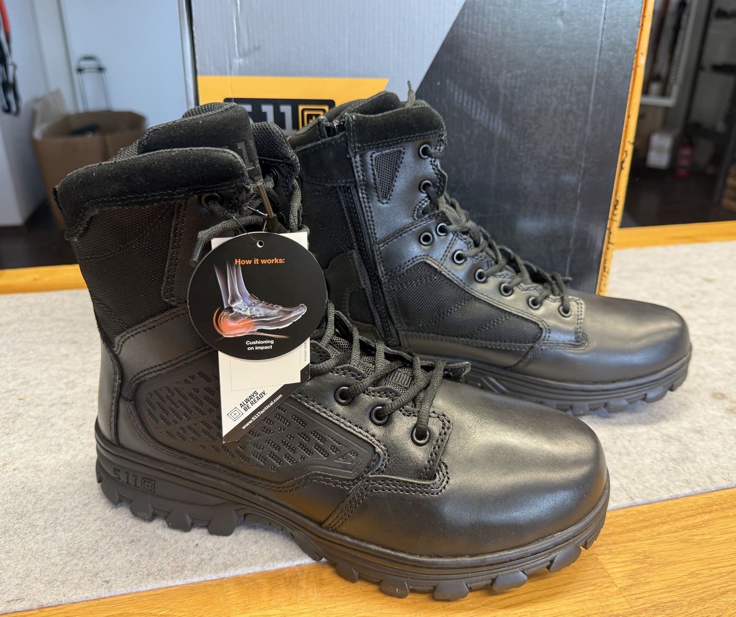 5.11 Tactical EVO Stiefel 6" Größe 46 in schwarz – Bild 1