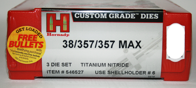1 x HORNADY 3-Die-Set FL 3te Matrizensatz Series II Custom Grade #546527 TITAN .38 .357 Mag. 357 Max – Bild 1