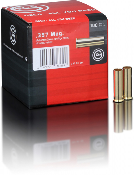 100 Stück NEUE GECO Wiederladerhülsen .357 Magnum (Boxerzündund)Original verpackt 100er Box #2318139 – Bild 1