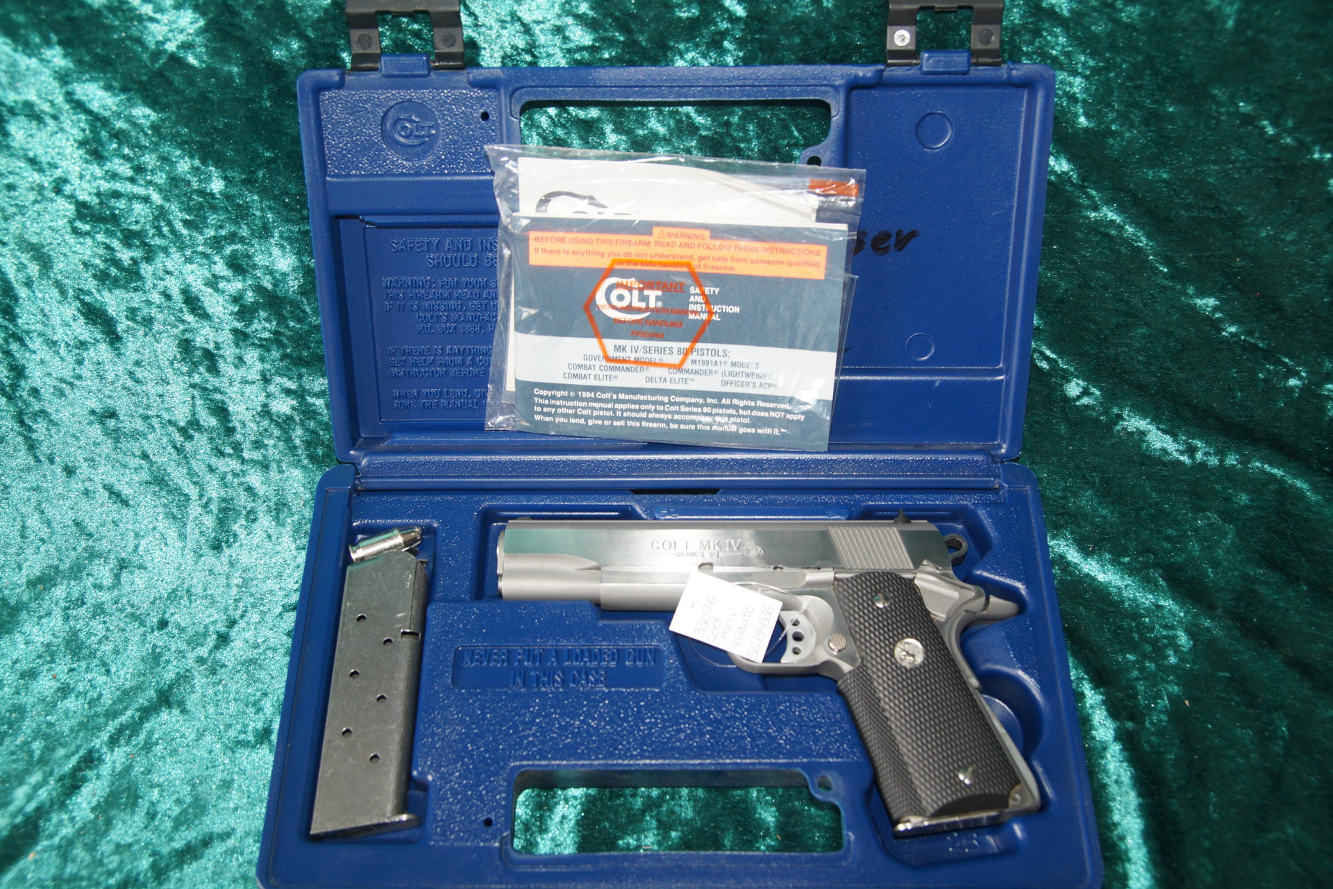 Pistole Colt Mod. 1911 Series 80 MK IV Kal. .45ACP – Bild 1