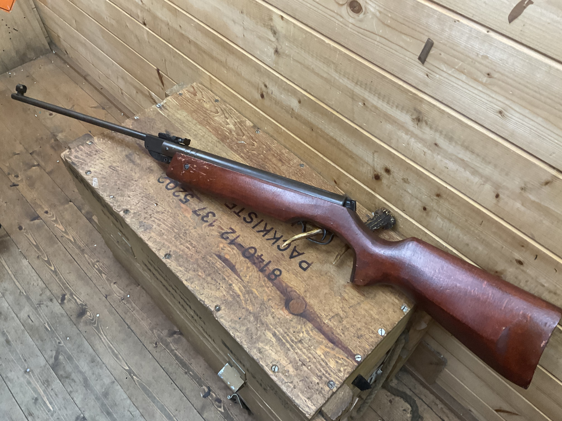 Luftgewehr DDR Haenel Suhl Modell 303/4 , Kal.4,5mm, mit 11mm Prismenschiene!!!, NVA, GST!!! – Bild 1