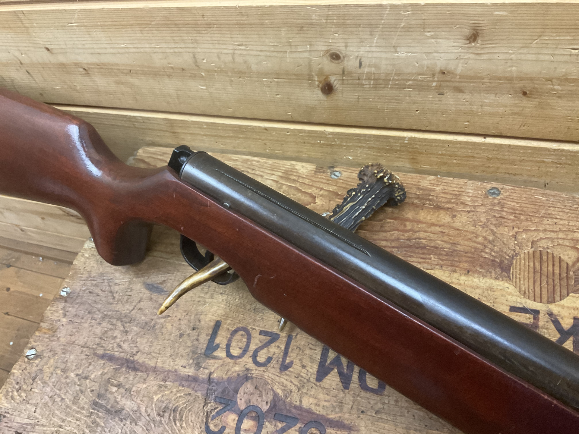 Luftgewehr DDR Haenel Suhl Modell 303/4 , Kal.4,5mm, mit 11mm Prismenschiene!!!, NVA, GST!!! – Bild 5